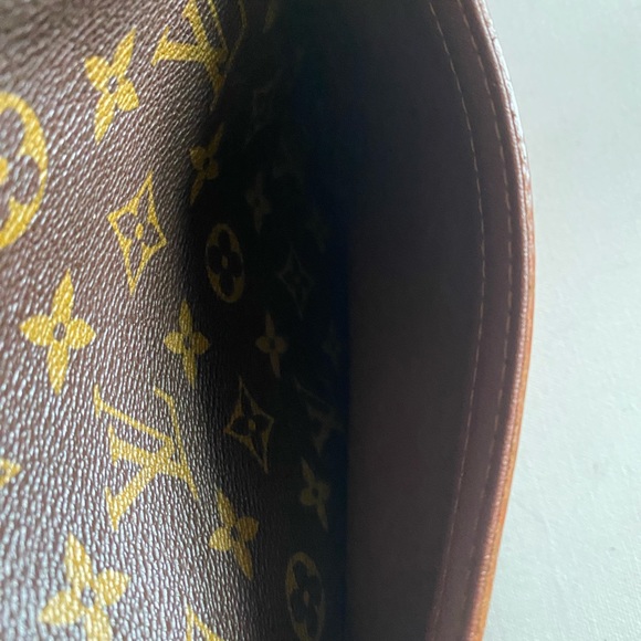 AUTHENTIC LOUIS VUITTON MONOGRAM GENEFEUILLE POCHETTE SHOULDER BAG - Picture 7 of 11